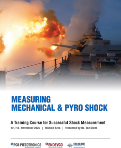 Measuring mechanical & pyro shock