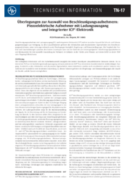 TN-17 Gegenüberstellung Ladungsausgang ICP-technik