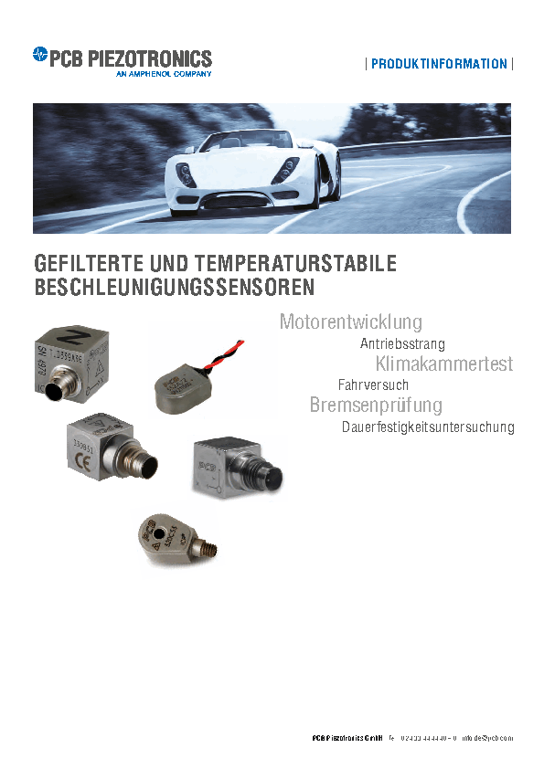 PDF Gefilterte und temperaturstabile Beschleunigungssensoren