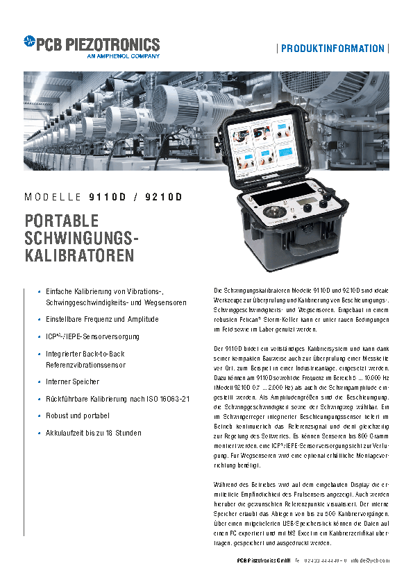 PDF Portable Schwingungskalibratoren