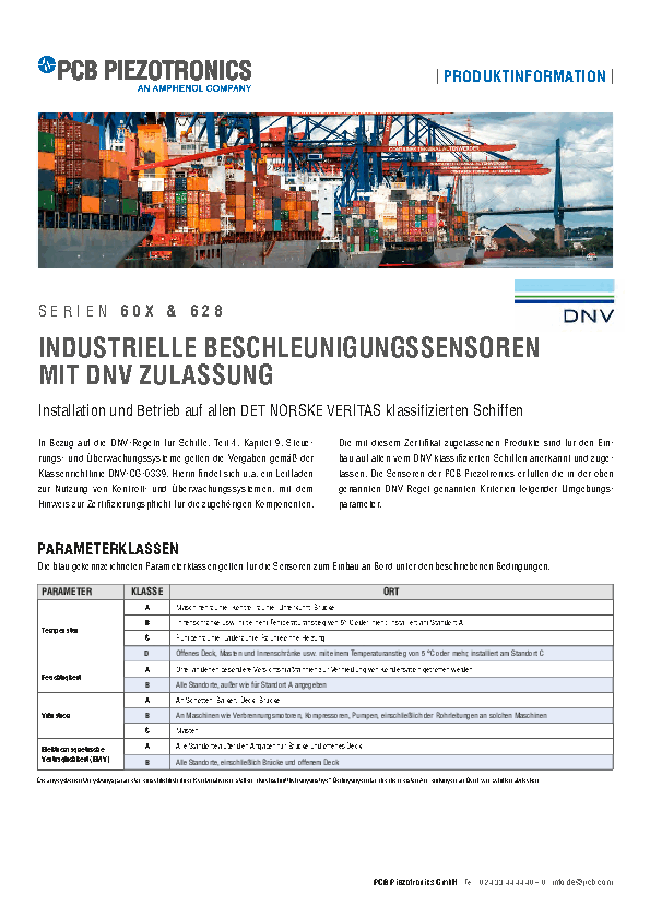 PDF Industrielle Beschleunigungssensoren mit DNV-Zulassung