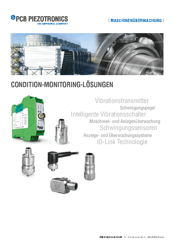 PDF Condition Monitoring Lösungen